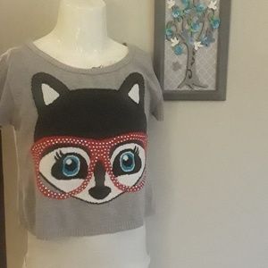 Girls short sleeved sweater